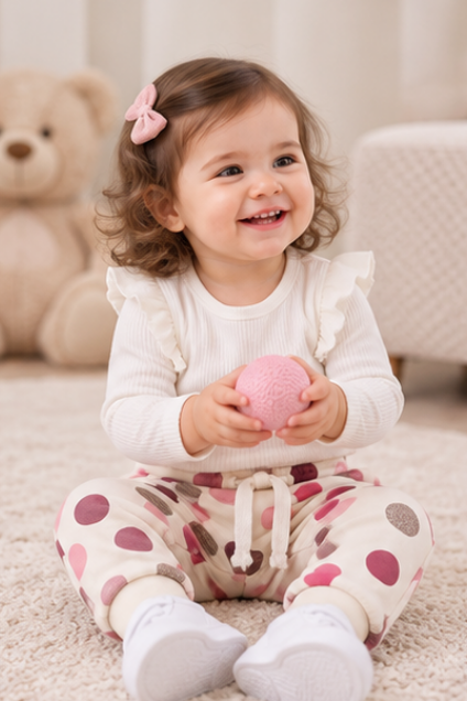 Polka Dot Jogger Pants for Toddlers