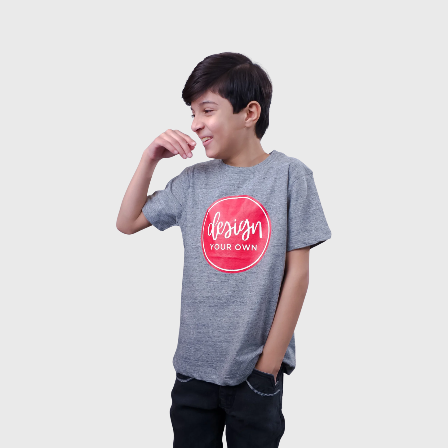 Grey Cotton T-Shirt | 2-14 Years