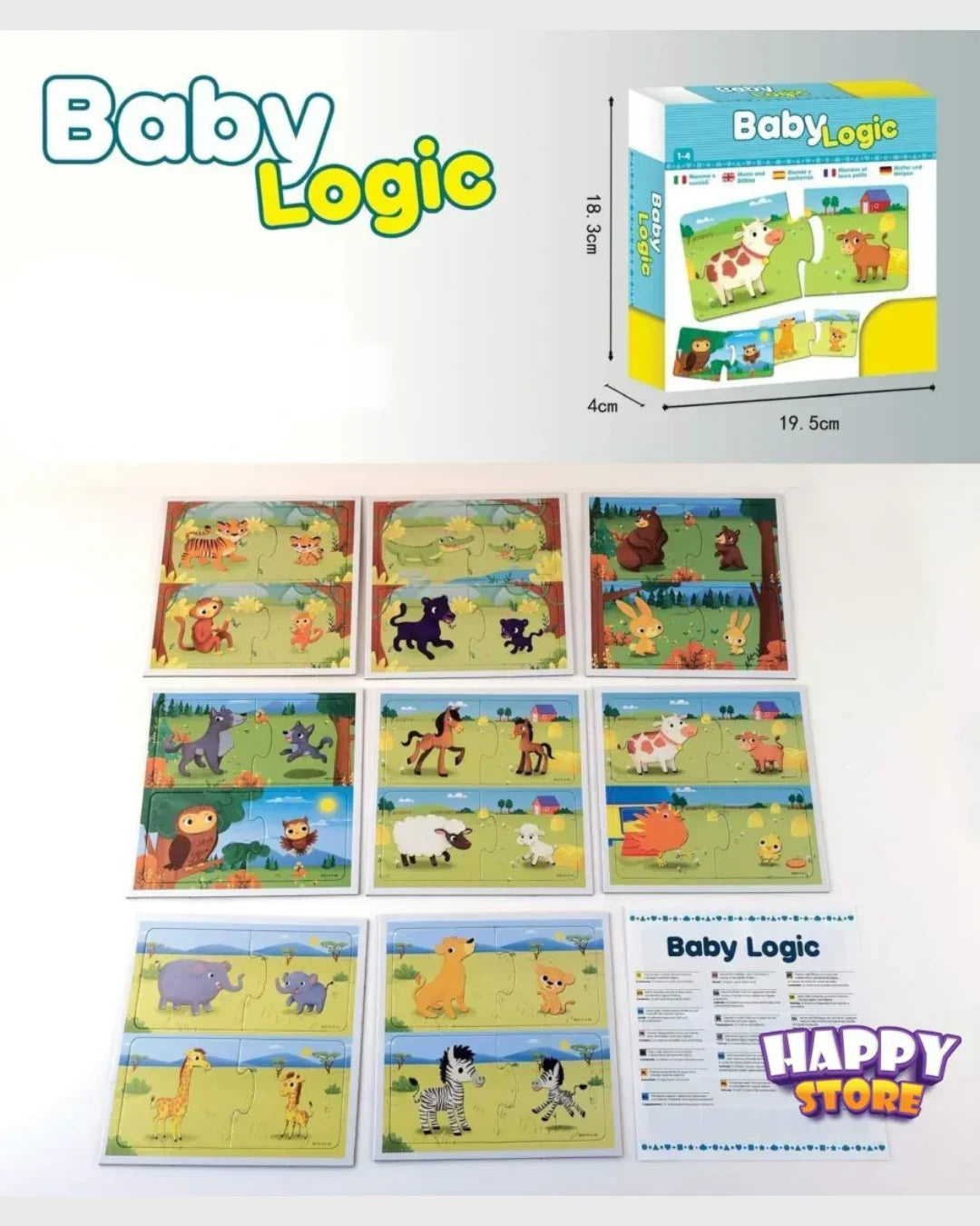 Baby Logic: Mums & Babies First Matching Puzzles (Ages 1-4)