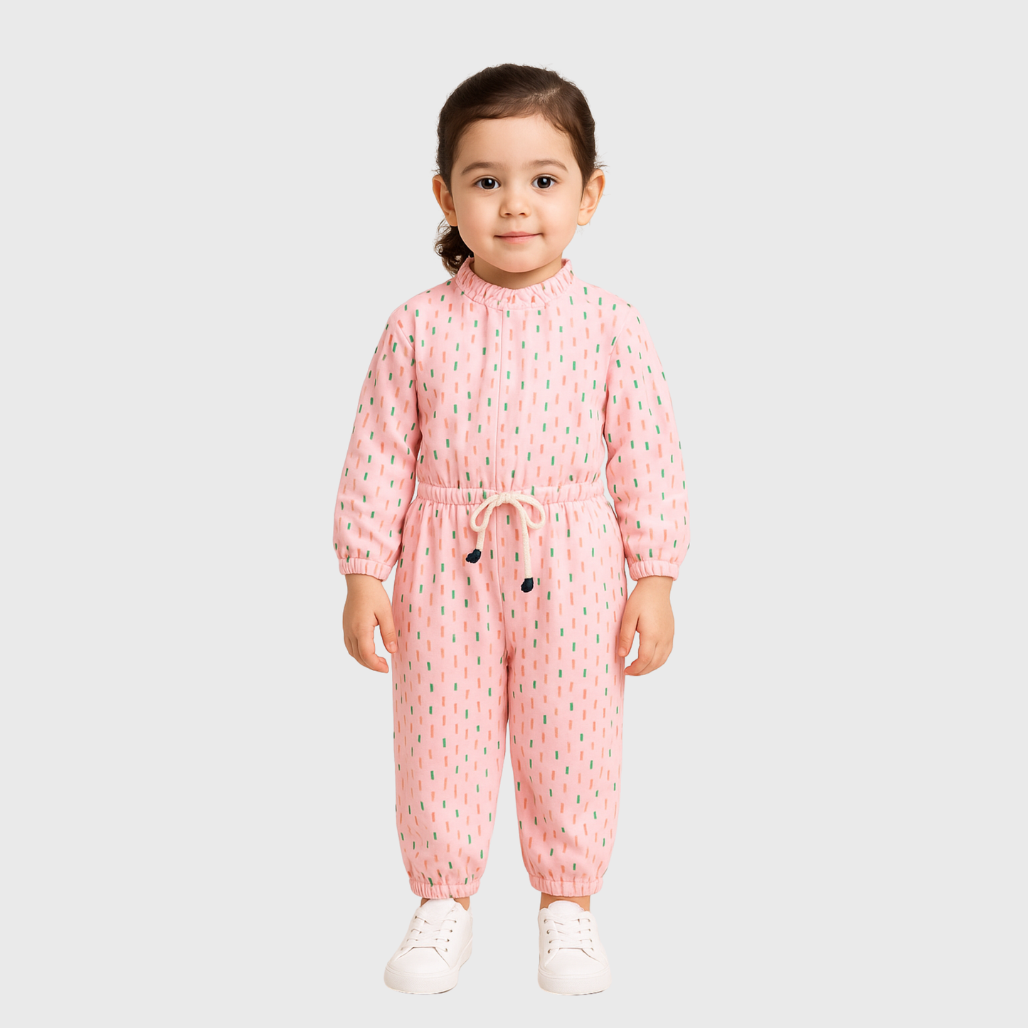 Pink Jumpsuit For Girls | 12M-6YRS