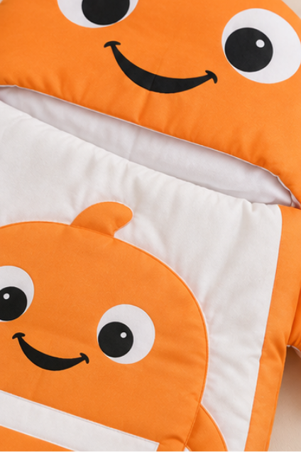Orange Clownfish Character Carry Nest