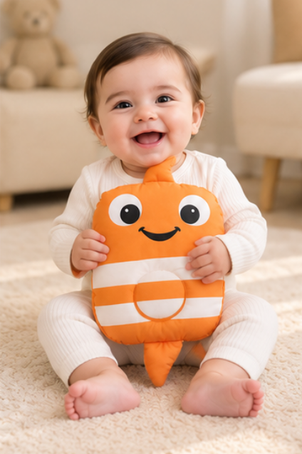 Orange Clownfish Character Carry Nest