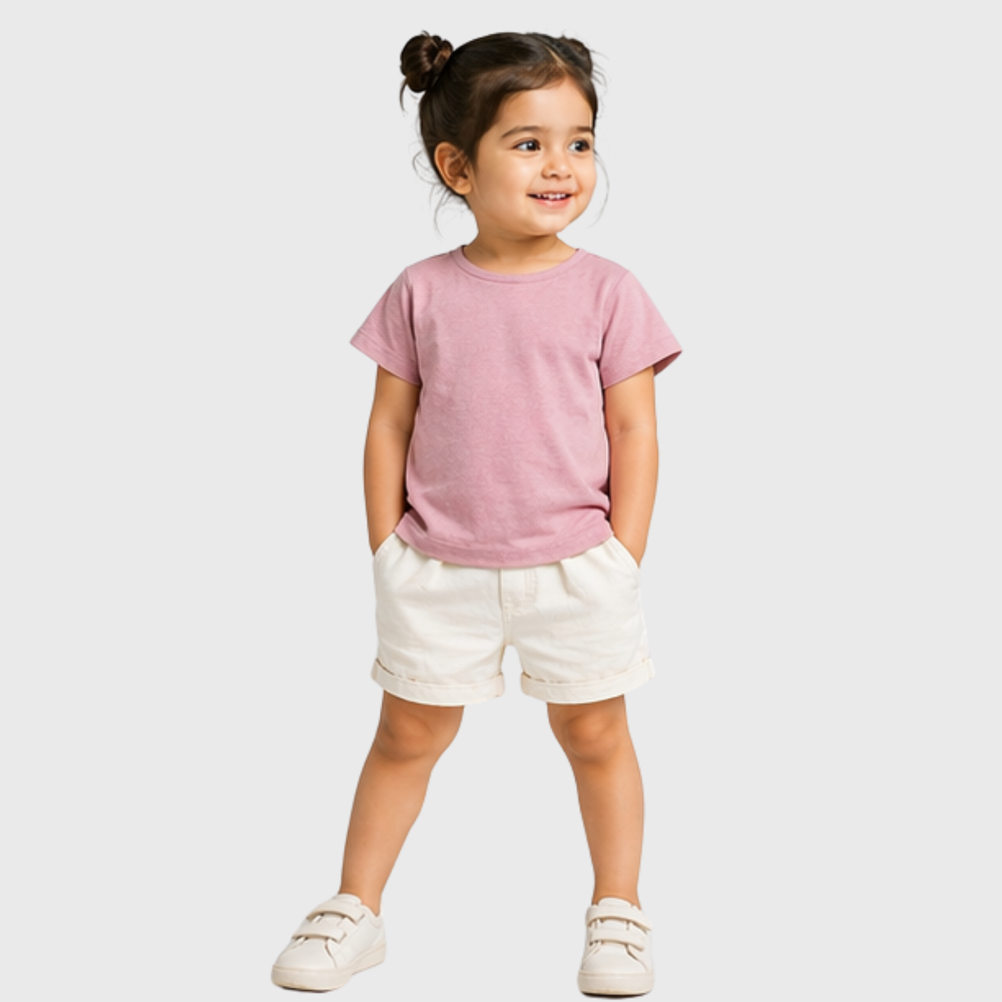 Girls Pack of 4 Cotton Graphic Tees