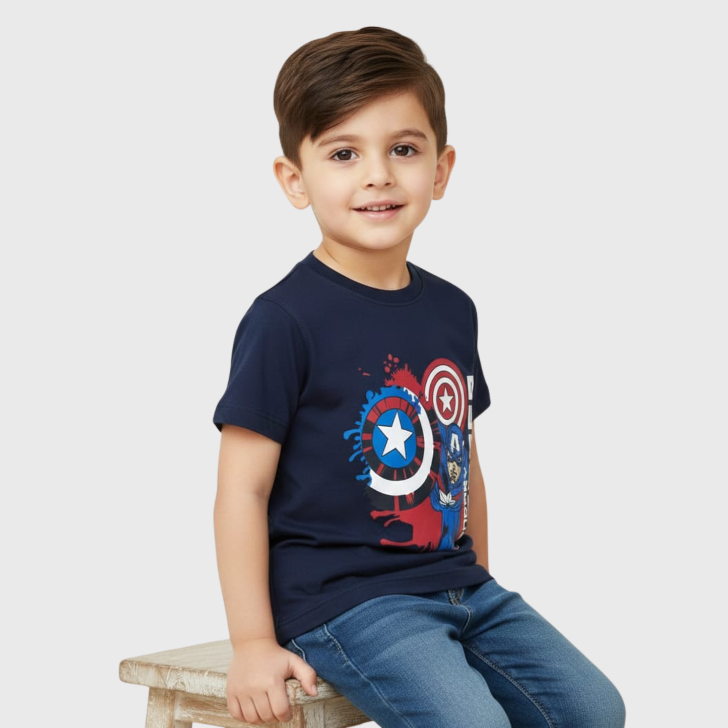 Boy’s Captain America Graphic Tee