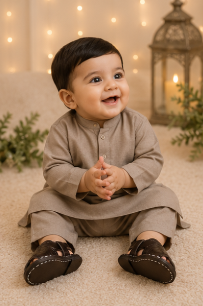 Baby Peshawari – Coffee Brown Sandal