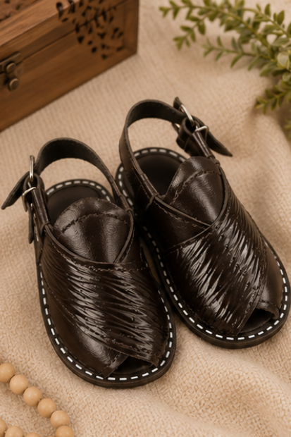 Baby Peshawari – Coffee Brown Sandal