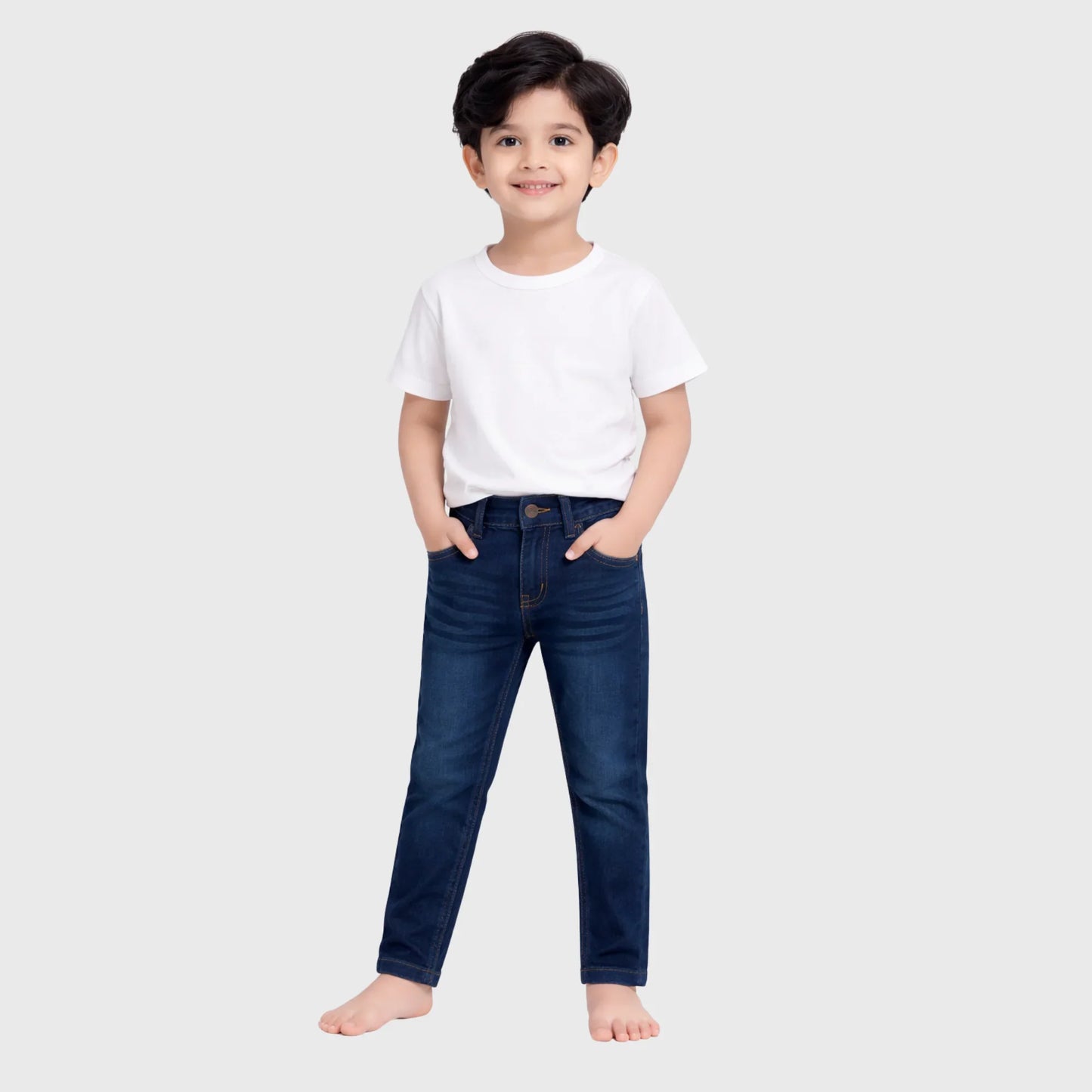 Dark Blue Jeans For Boys | (2-14YRS)
