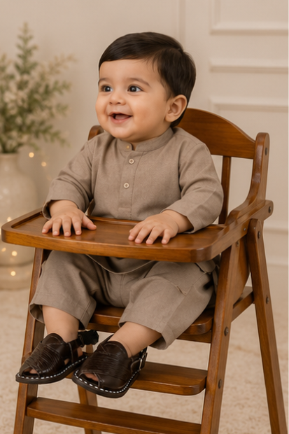 Baby Peshawari – Coffee Brown Sandal