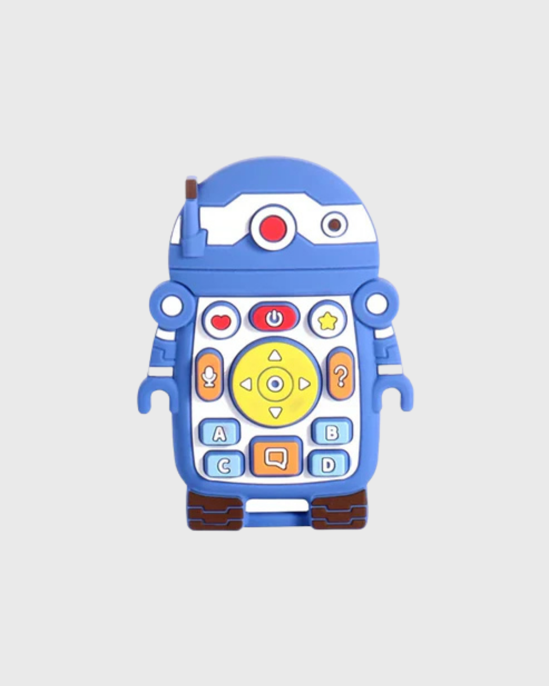 Hercules Bear Cartoon Baby Teether Toys - Interactive Robot Teething Toy with Soft Silicone Design