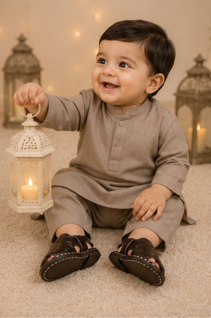 Baby Peshawari – Coffee Brown Sandal