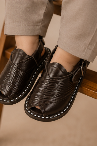 Baby Peshawari – Dark Brown Sandal
