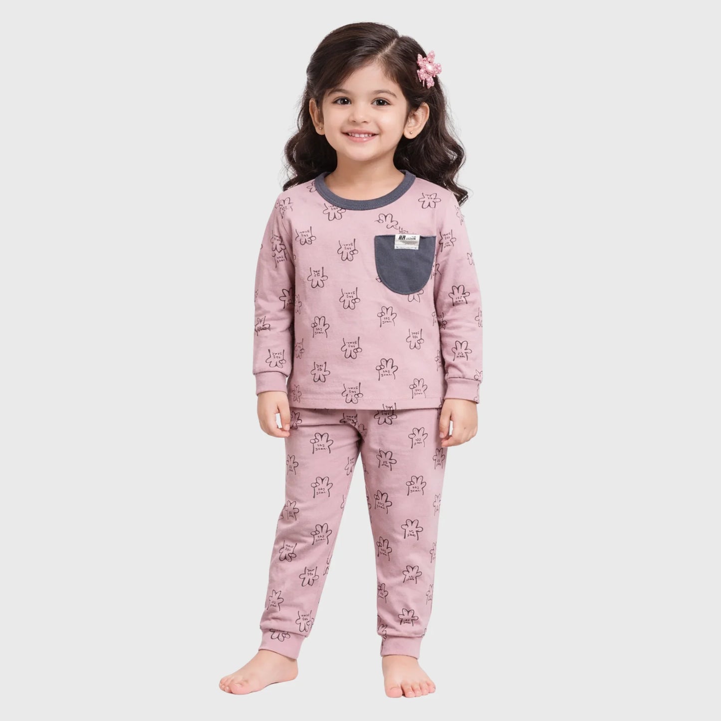 Kids' Illustrated Trouser Sets