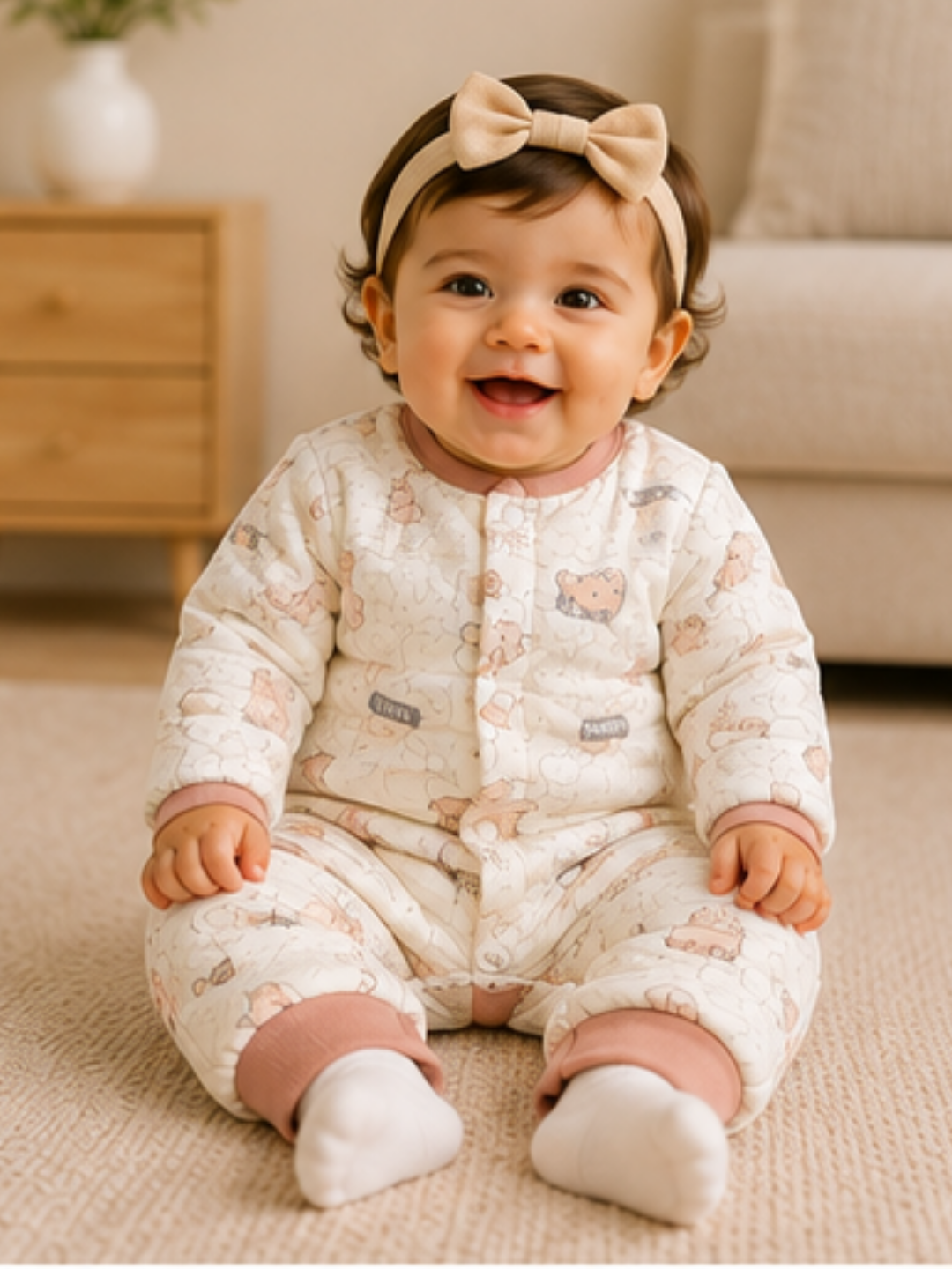Puffer Romper Pooh