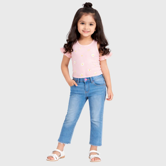 Light Blue Jeans For Girls | 12M-14YRS