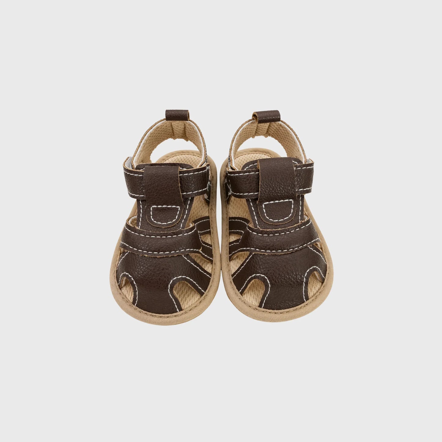 Baby Boy Brown Fisherman Sandal - Imported
