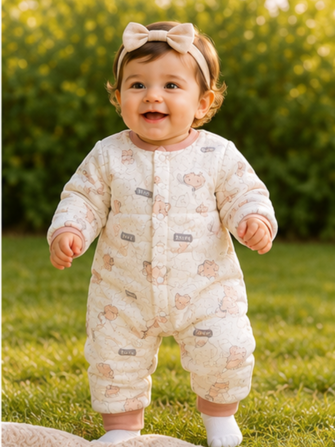 Puffer Romper Pooh