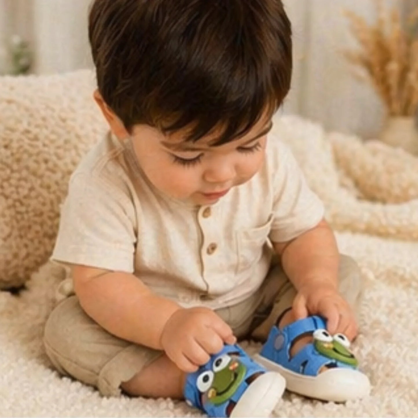 Baby Frog Character Sandal