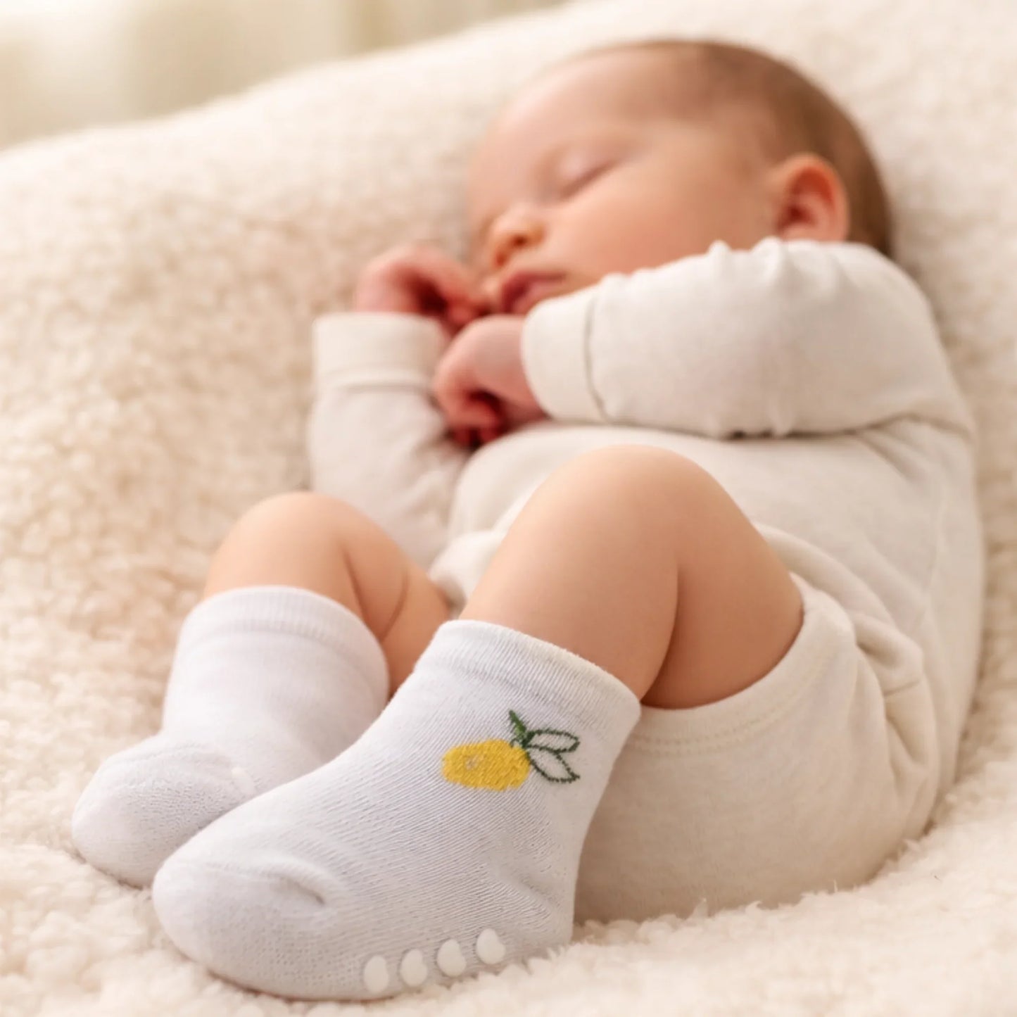 Lemon Baby Socks