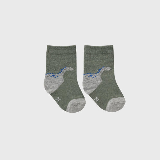 Dino Friend Baby Socks