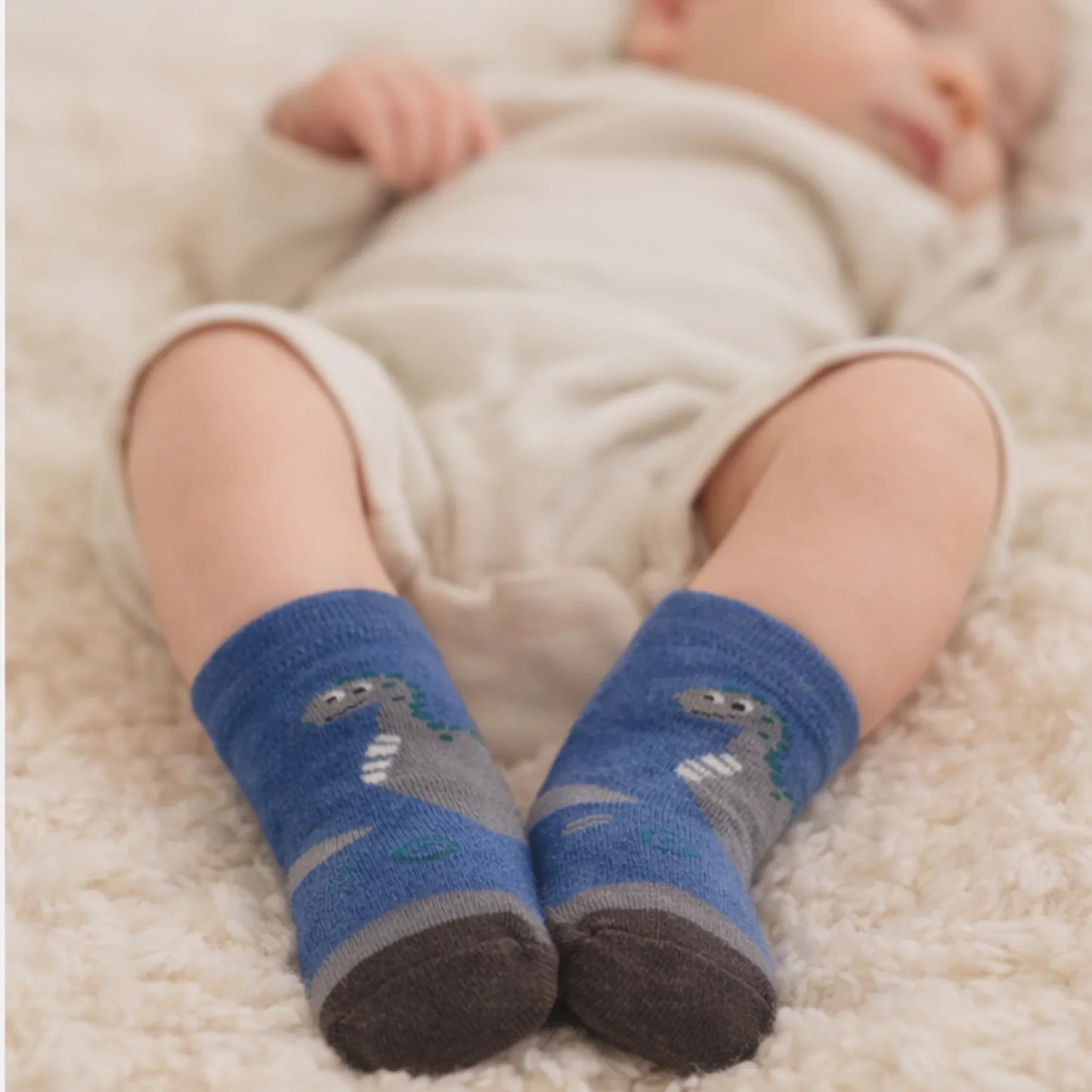 Loch Ness Monster Baby Socks