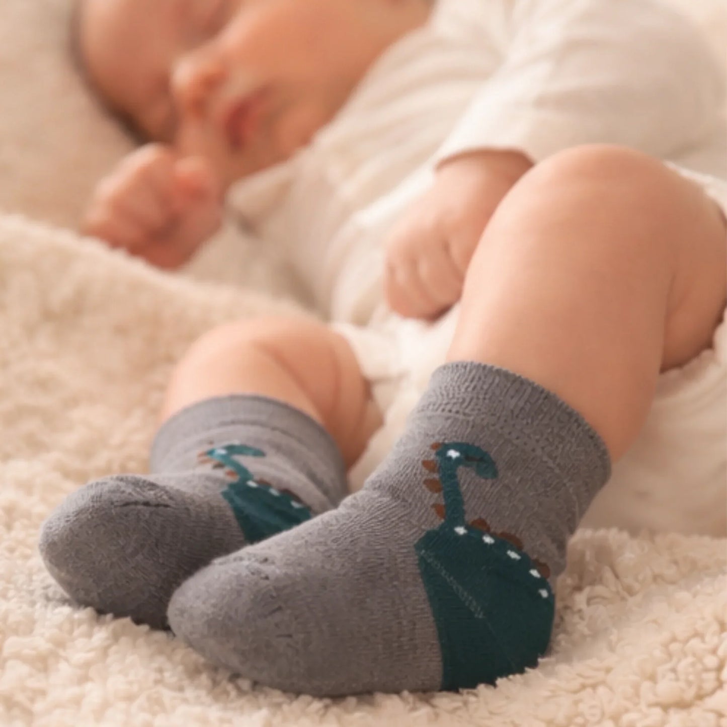 Dinosaur Baby Socks