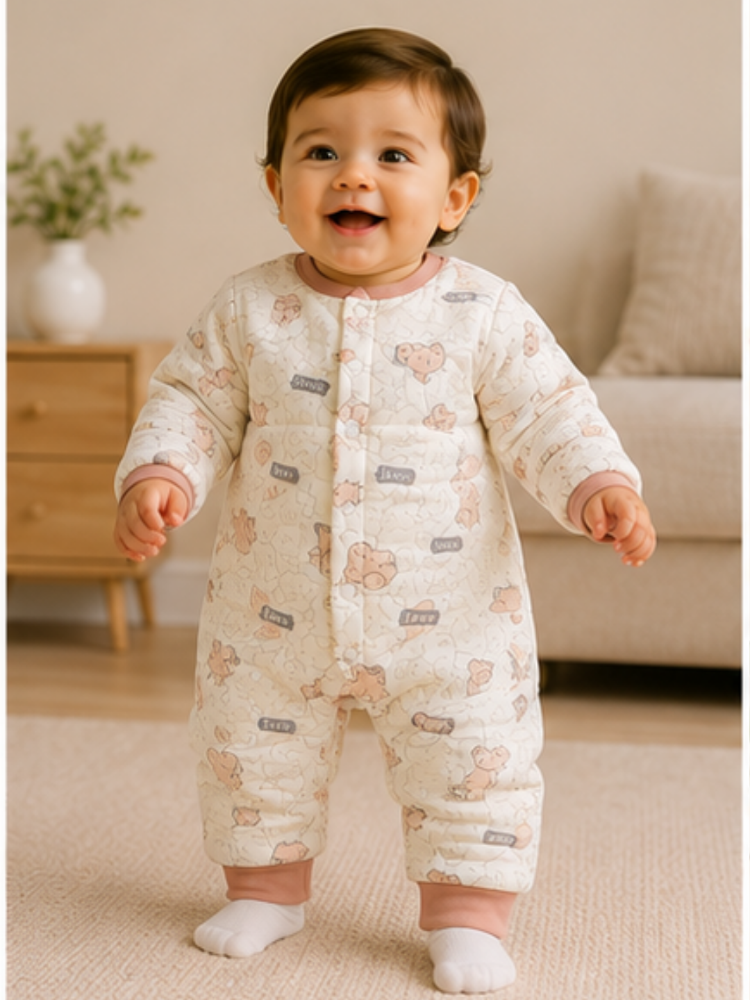 Puffer Romper Pooh