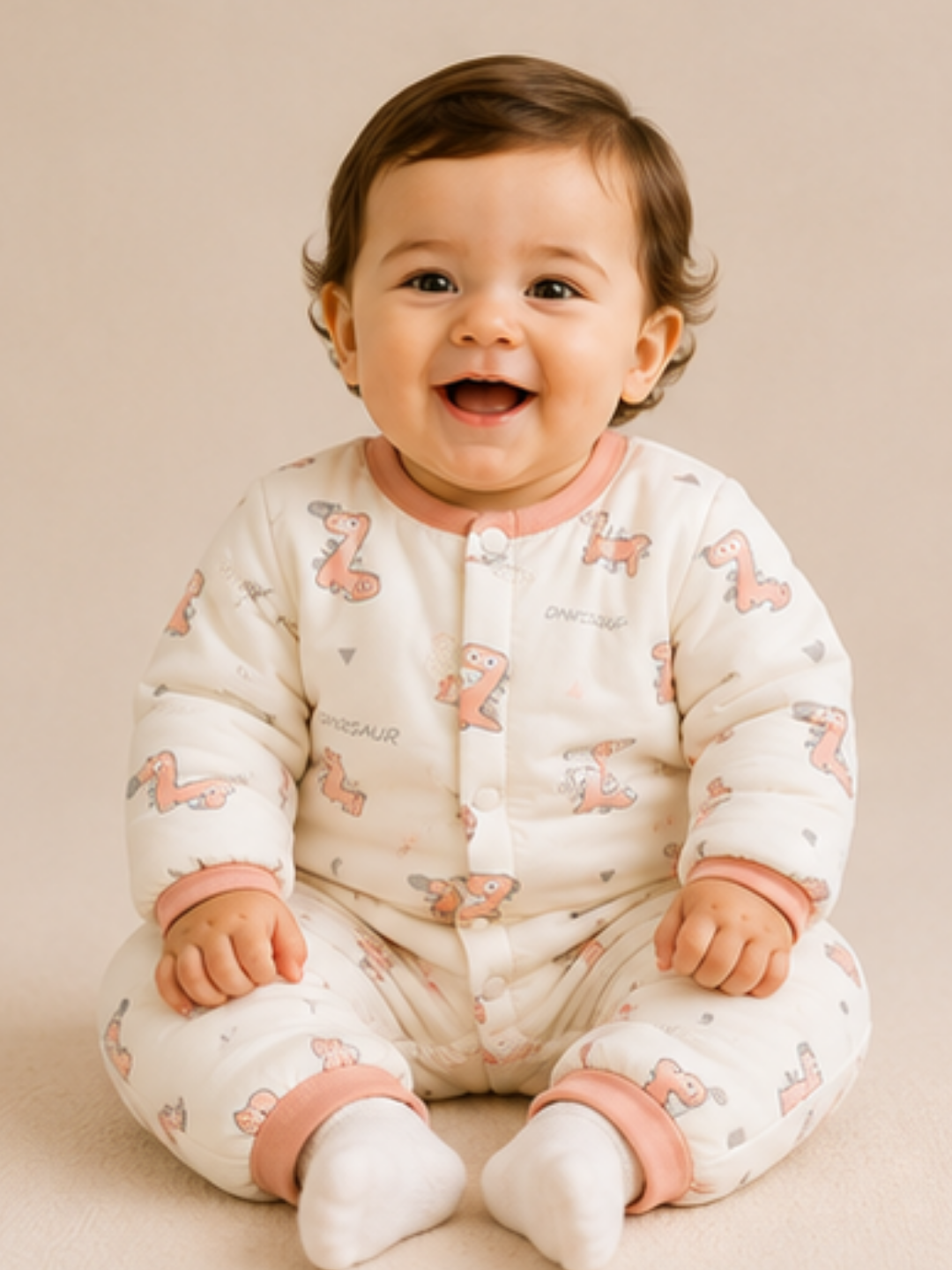 Puffer Romper Dino