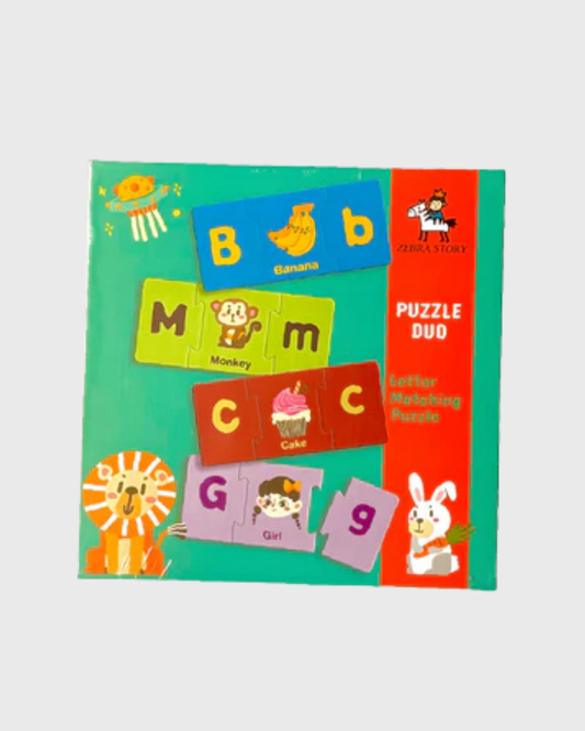 Alphabet Letter Matching Puzzle Duo - Educational Learning Cards