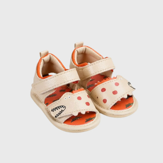 Baby Boy Dinosaur Sandal – Beige