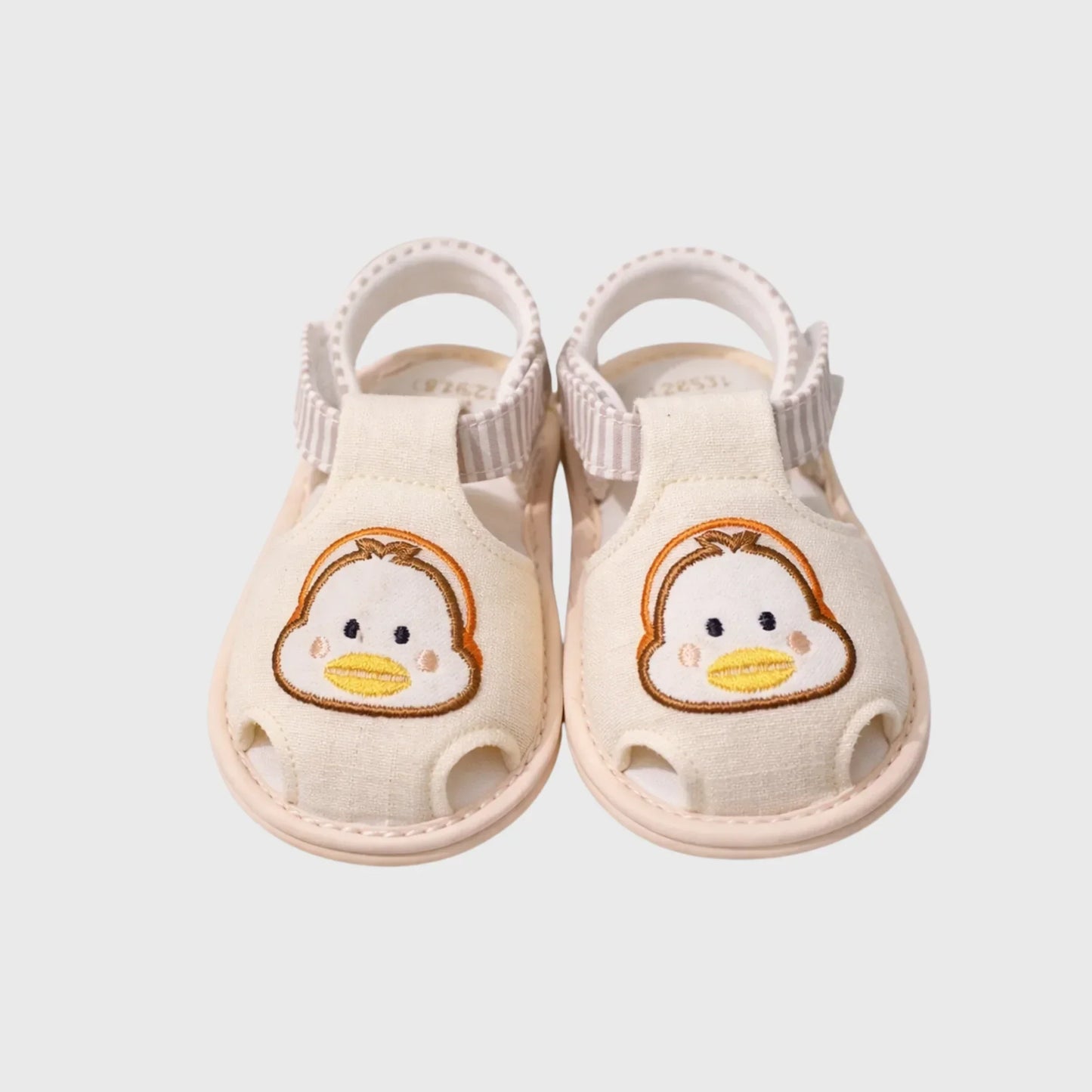 Soft Pink Woven Toddler Sandals