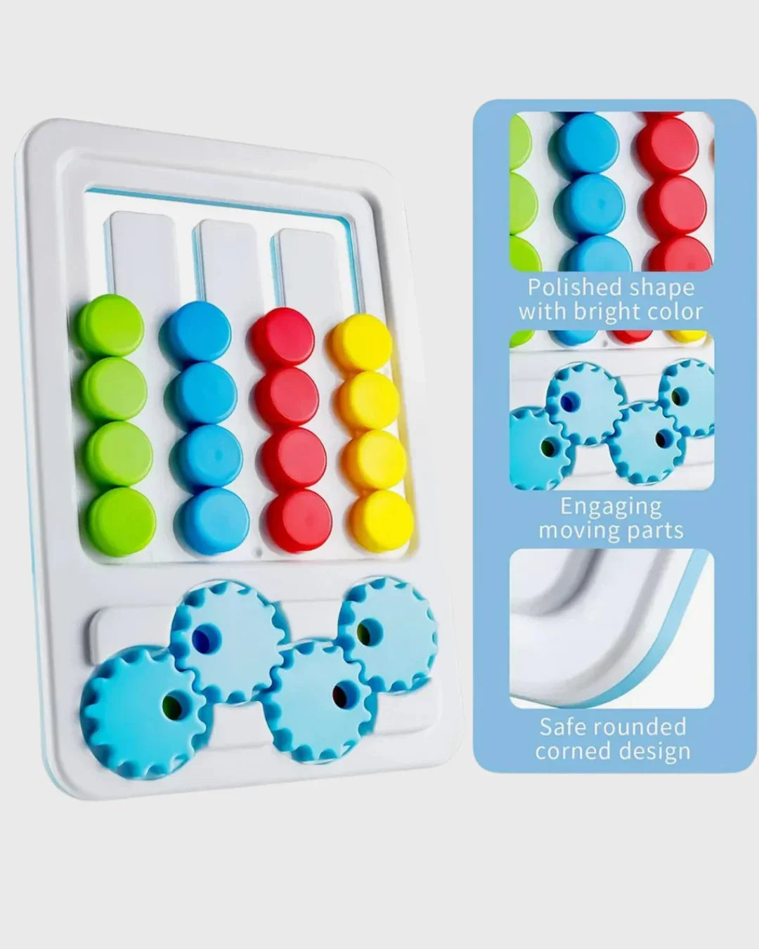 FOUR-COLOR LOGIC GAME - Multi-Dimensional Color Matching Puzzle (Ages 3+)