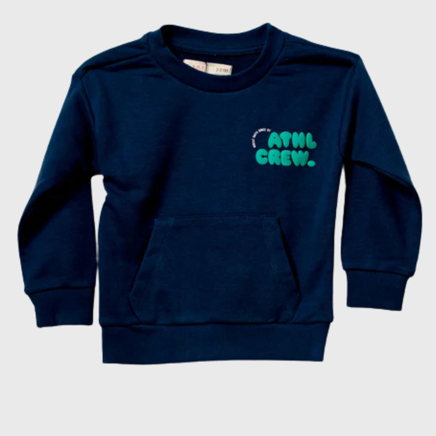 Kids' Blue Crewneck Sweatshirt – Cozy & Comfortable – Minor Fault (Ages 2–14)