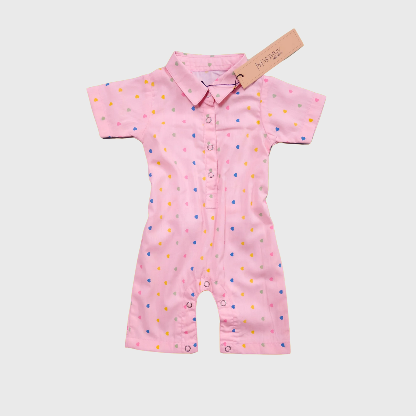 Sweetheart Pop Romper - Pink