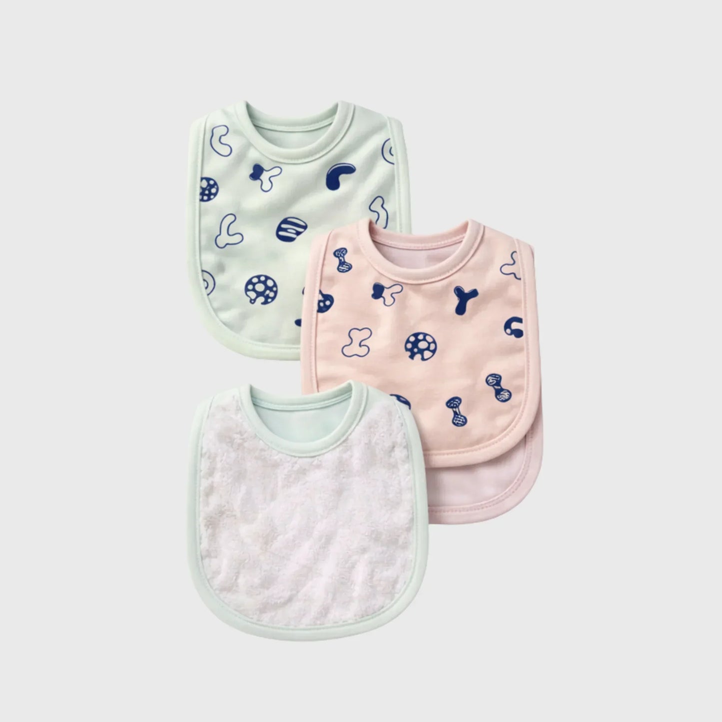 Baby Abstract Print Bib Set of 3