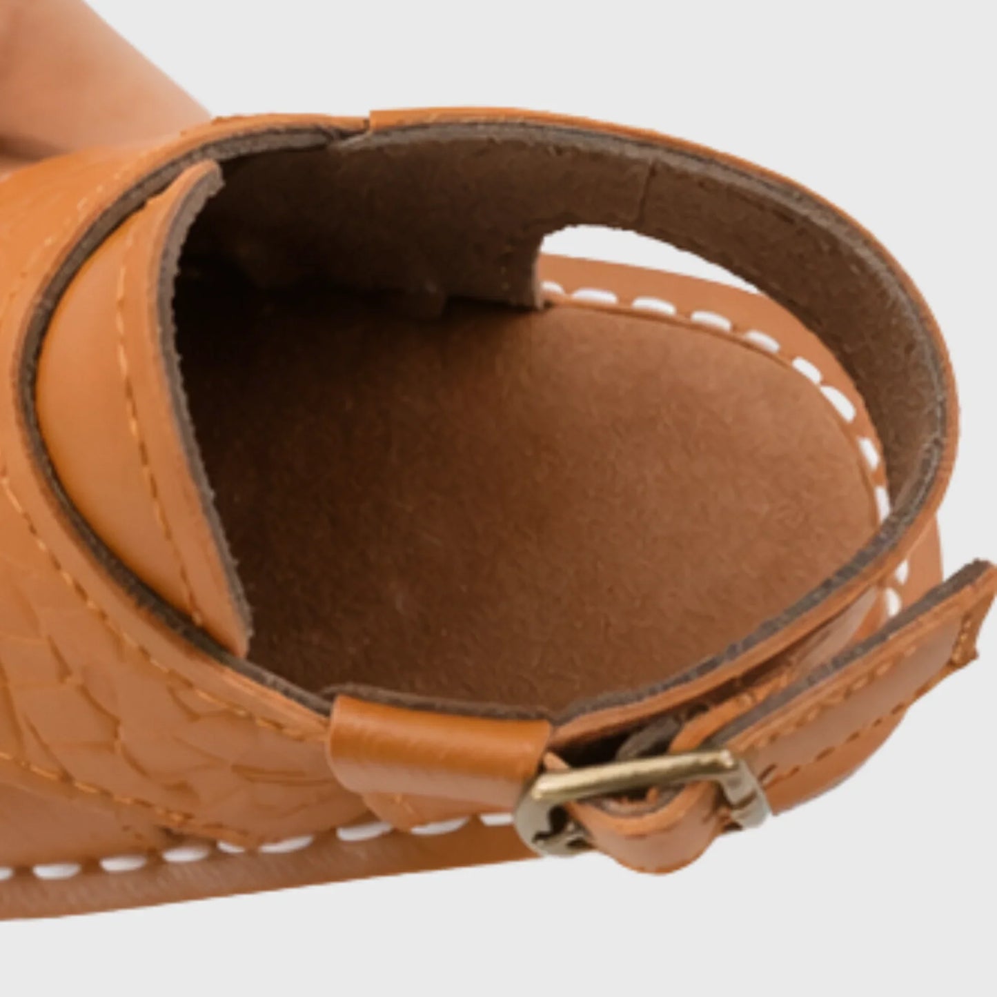 Baby Boy Brown Woven Peshawari Sandal