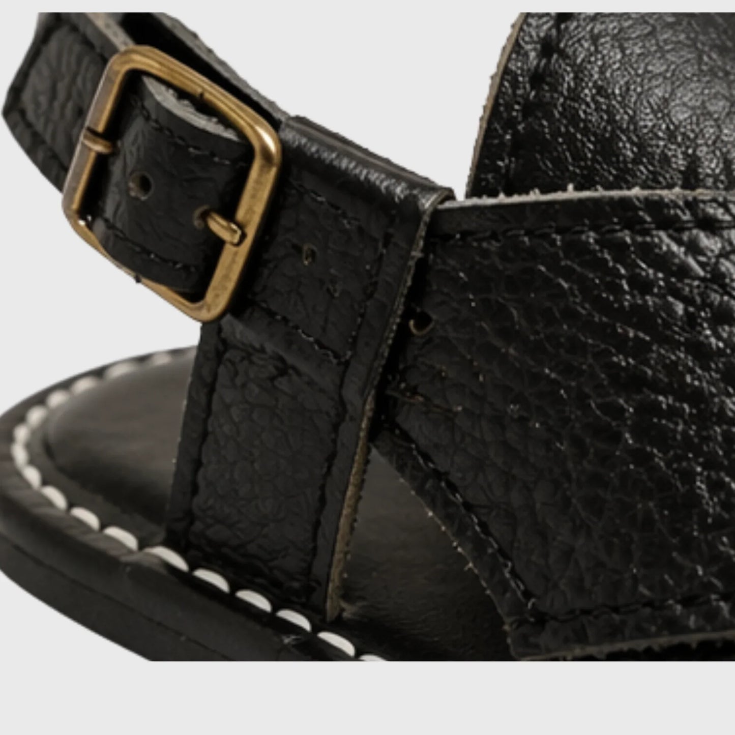 Baby Boy Black Peshawari Sandal