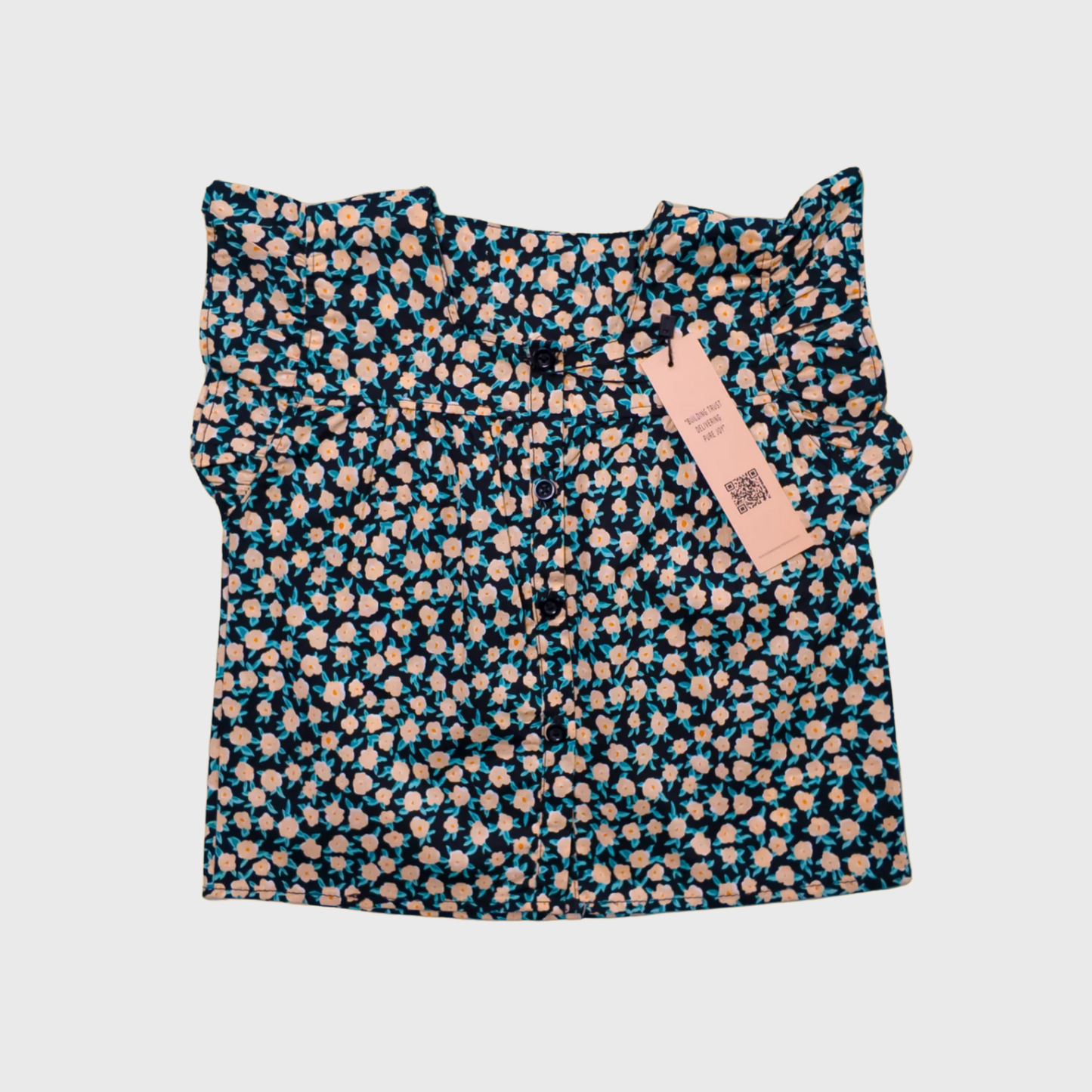 Daisy Days Ruffle Set – Floral Top & Bloomer