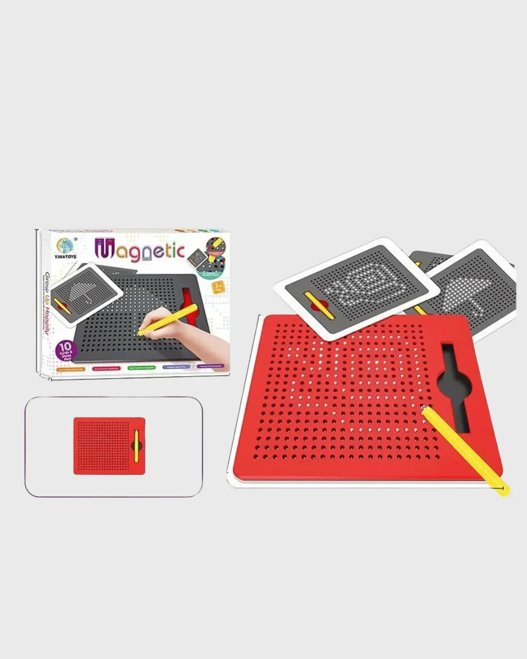 YIMATOYS U-Magnetic Board - Mess-Free Creative Dot Art Studio (Ages 3+)