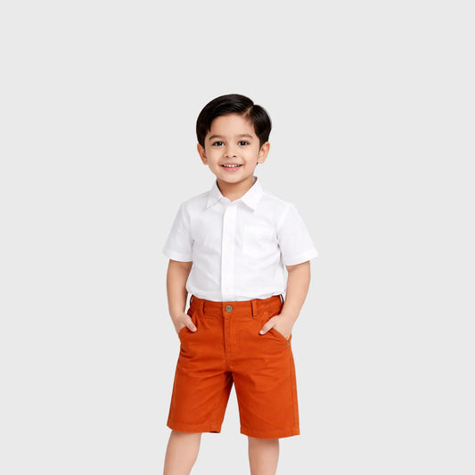 Rust Chino Shorts