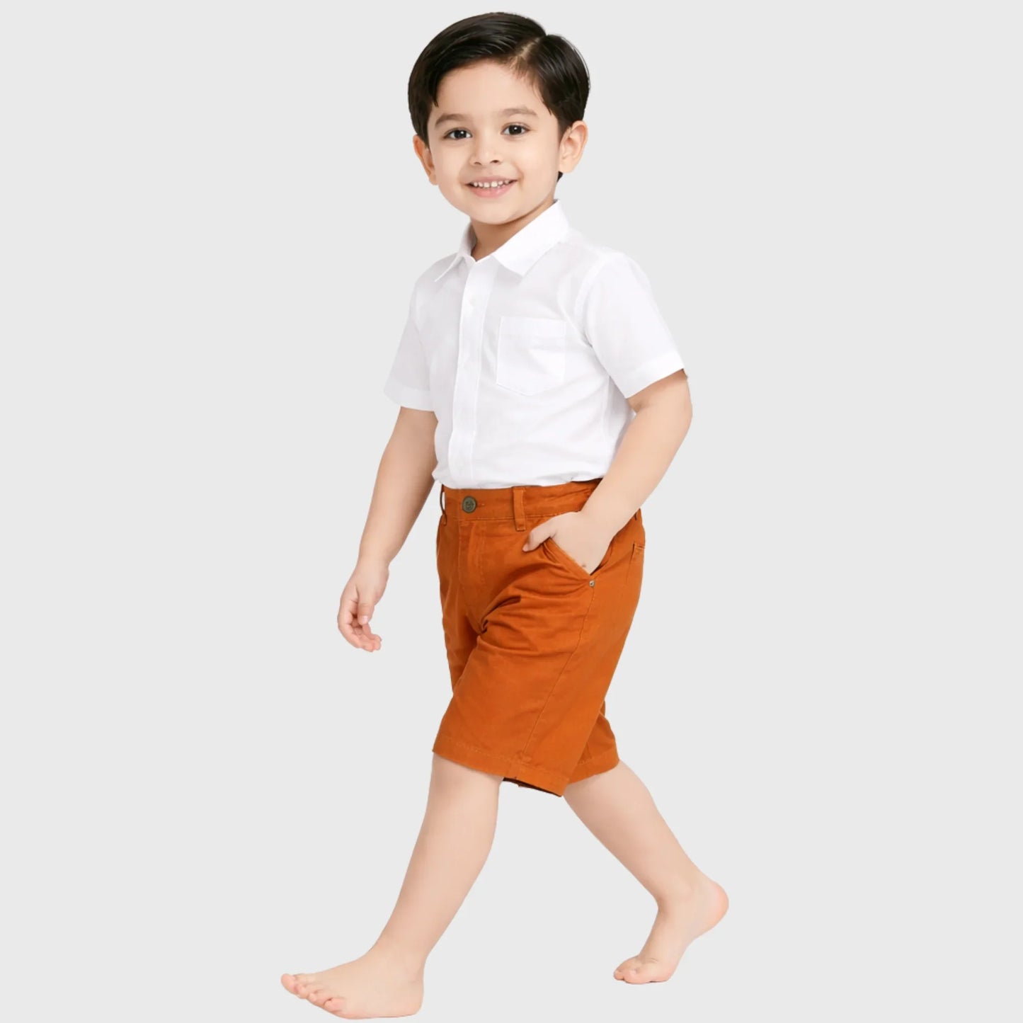 Rust Chino Shorts
