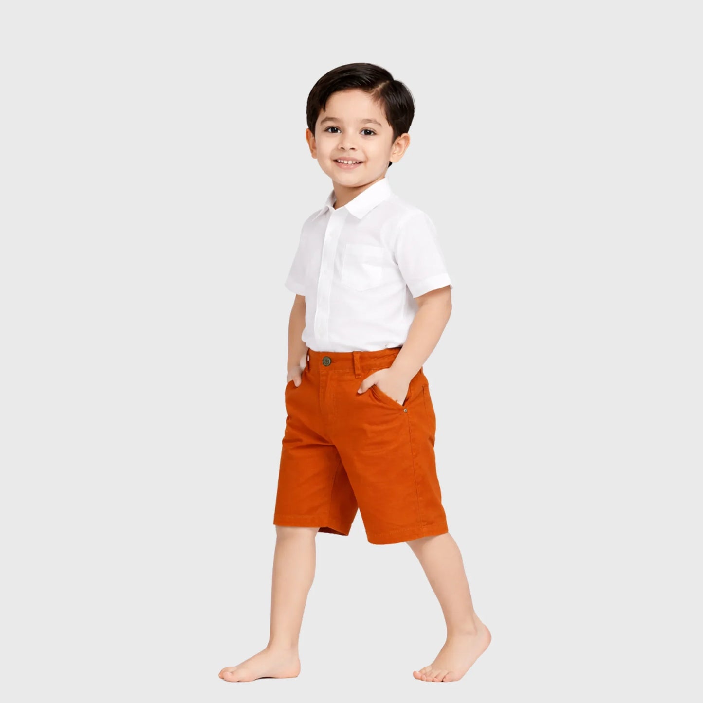 Rust Chino Shorts