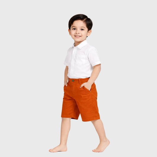 Rust Chino Shorts