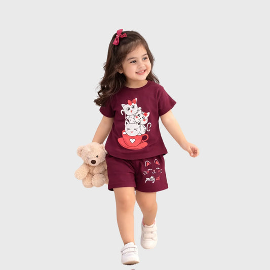 Pretty Cat Short Set
