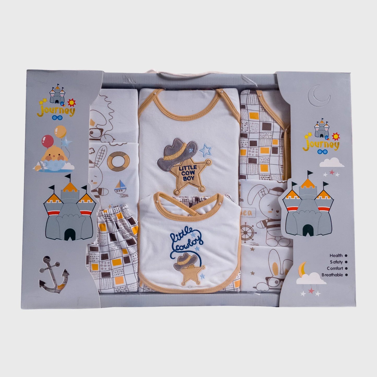 Premium Cowboy-Themed Baby Gift Set from the 'Journey' Collection