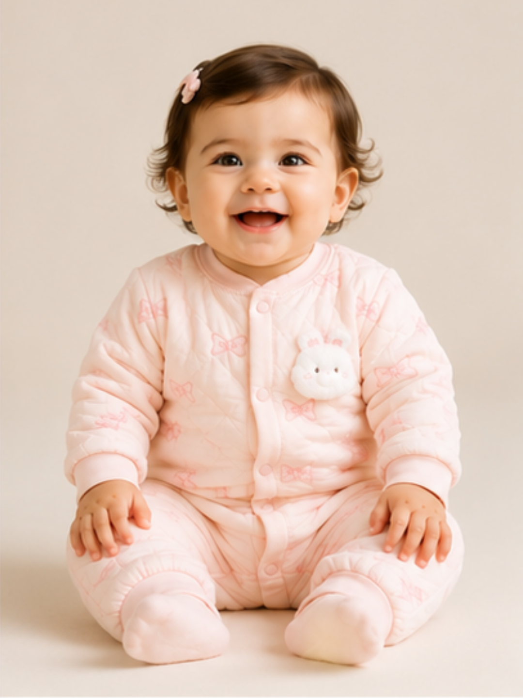 Puffer Romper Pink