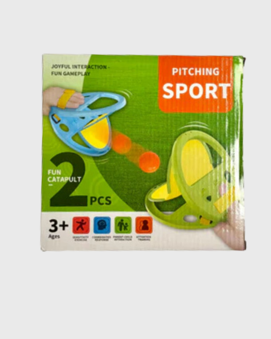 Kids Ball Pitching Catapult Game - Fun Sports Toy Set (3+)