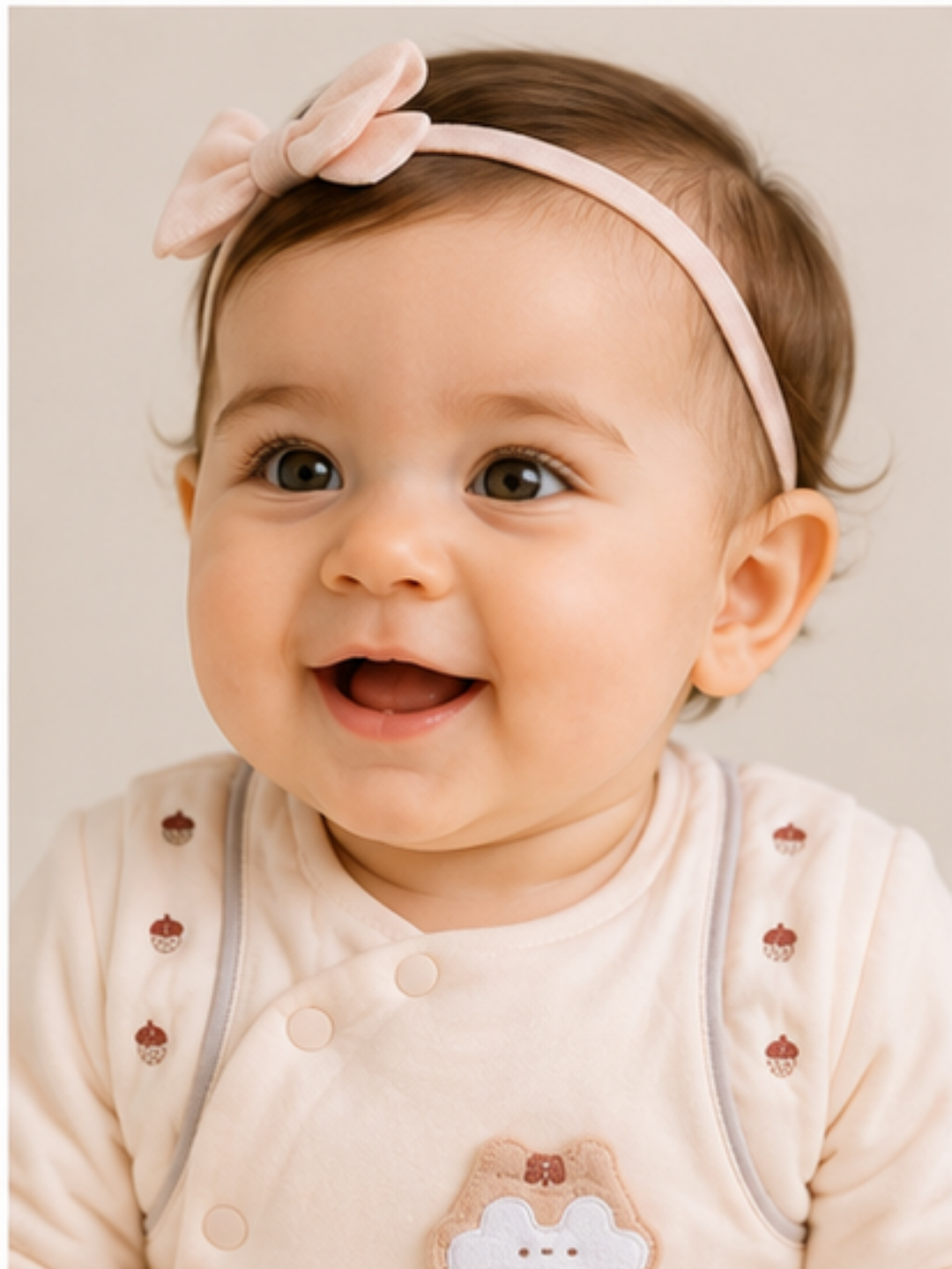 Cream Bunny Quilted Romper