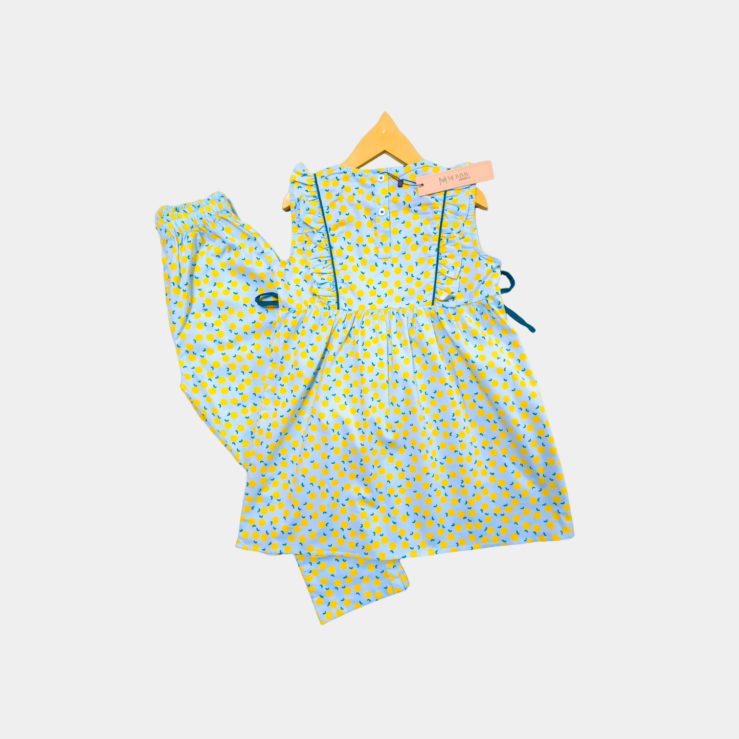 Light Blue Set Frock And Trouser | 12M-6YRS