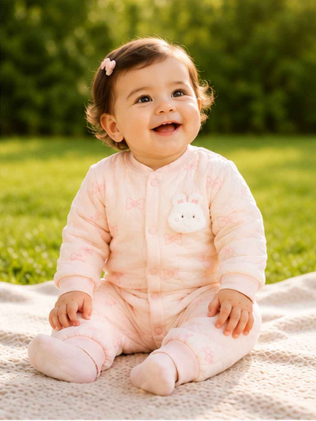 Puffer Romper Pink