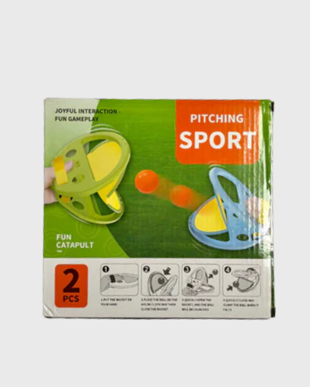 Kids Ball Pitching Catapult Game - Fun Sports Toy Set (3+)